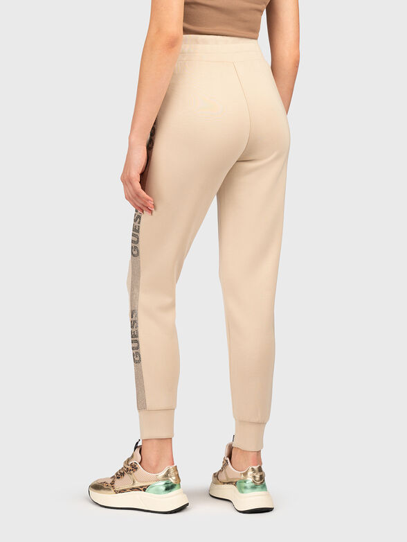 VICTOIRE SCUBA sweatpants in beige - 3
