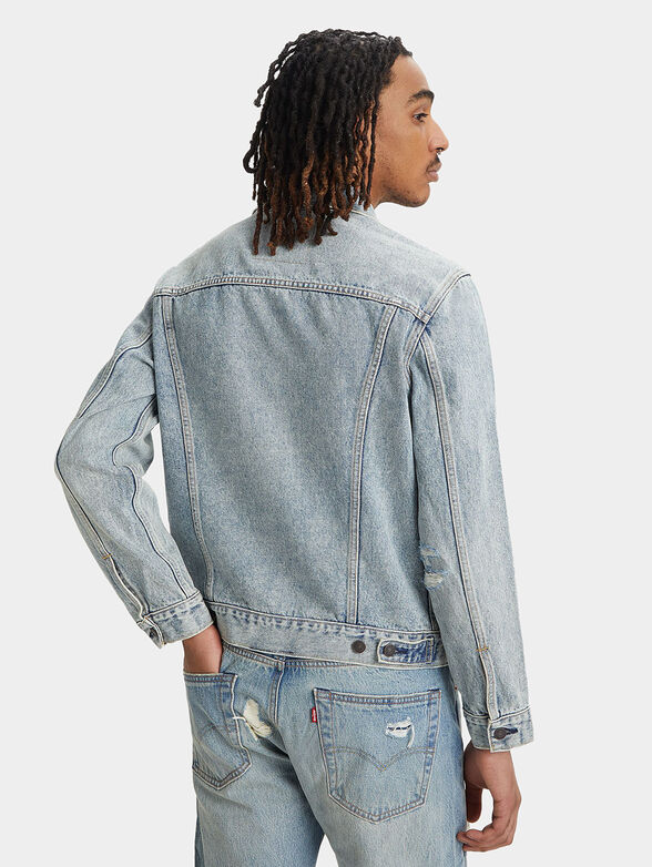 THE TRUCKER™ denim jacket with patchwork accents - 3