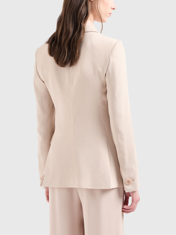 Elegant blazer in ecru - 3