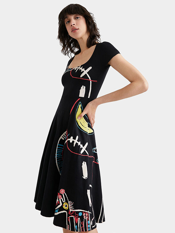 ROMA dress in black color - 1