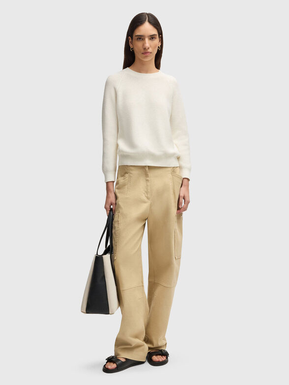 Knitted cotton sweater - 2