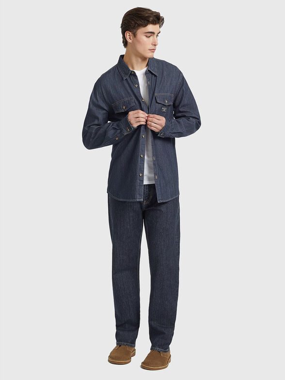 Navy denim shirt - 2