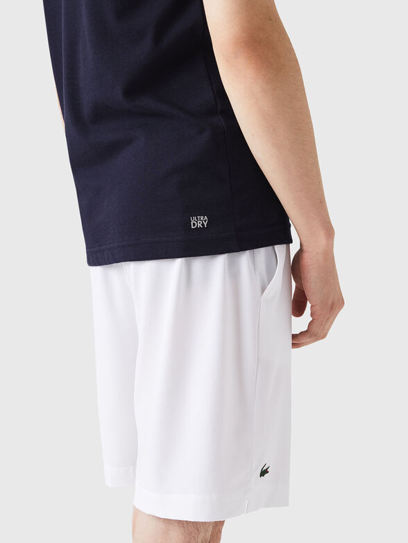 White T-shirt with contrasting logo print - 3