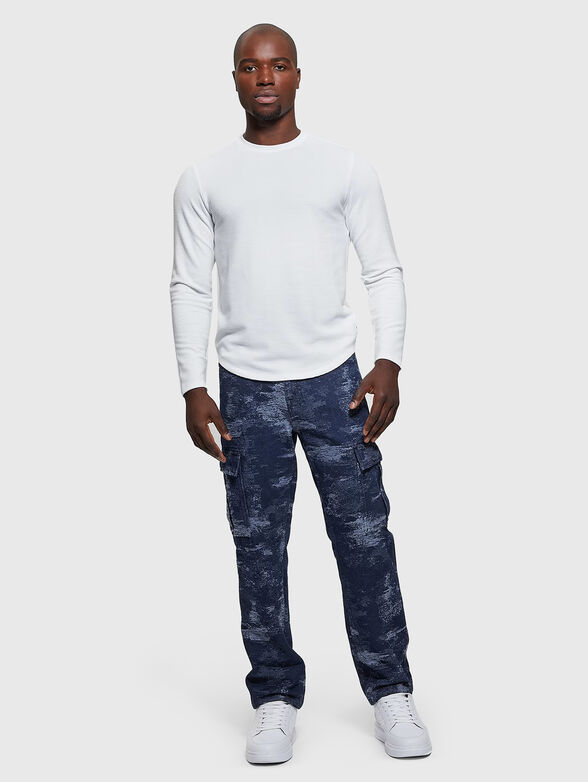 JULIANNE textured cargo jeans - 5