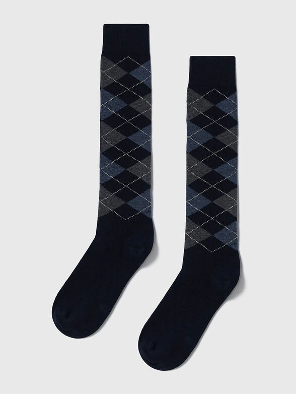 VARSITY socks with geometric motifs - 2