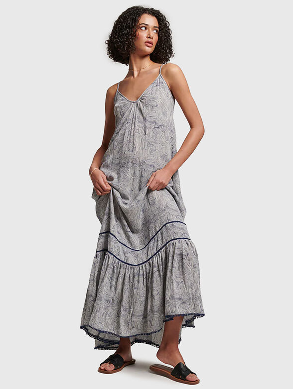 VINTAGE black maxi dress - 1