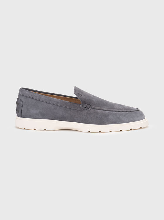 Slipper loafers in suede - 1