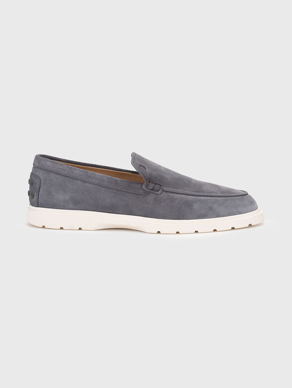 Slipper loafers in suede - 1