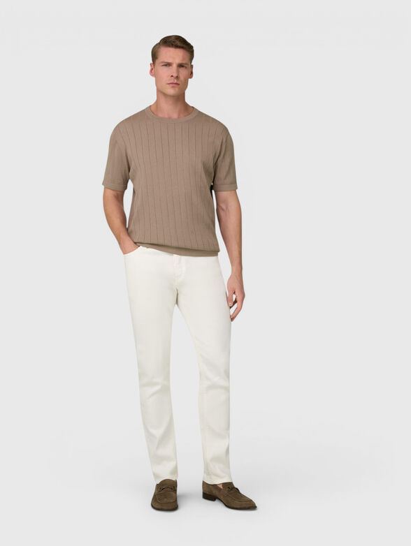 White cotton jeans - 4