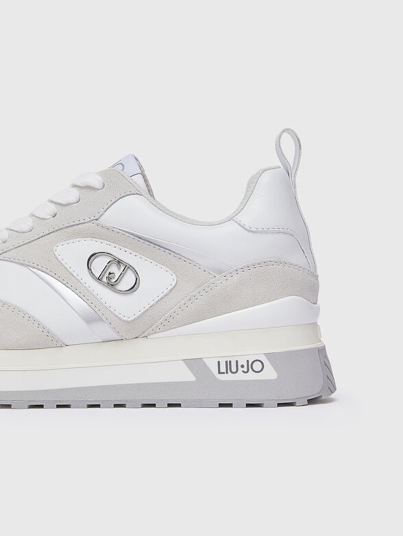 Beige sport shoes - 5