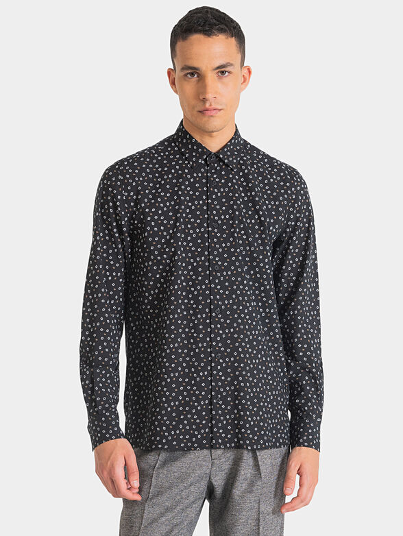 BARCELONA shirt with micro-print - 1