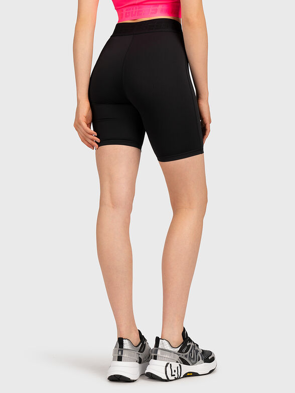 AILEEN black biker shorts - 2