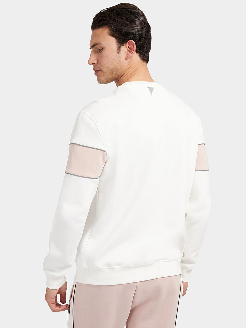 MERV sweatshirt in blue with embossed logo - 3