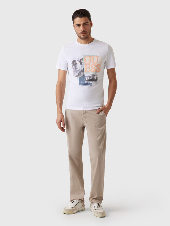 Slim T-shirt with print - 2