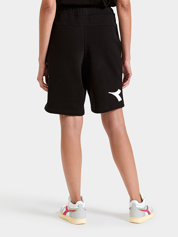 MANIFESTO black unisex sports shorts - 4