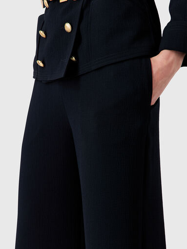 Trousers in dark blue - 3