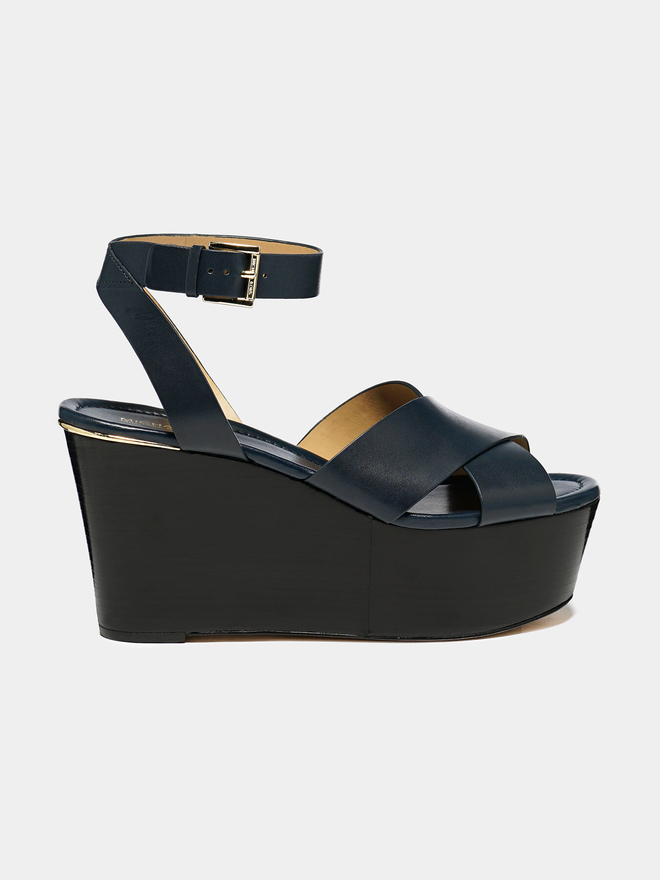 ABBOTT Leather wedge brand MICHAEL KORS Globalbrandsstore en