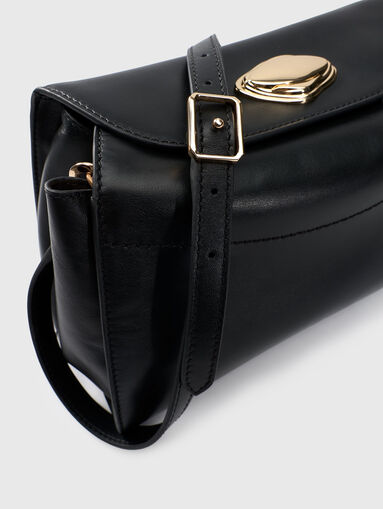 LEONIE Leather bag in black - 4