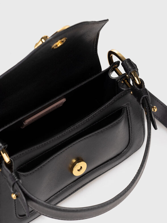 Small leather bag with gold details - 6