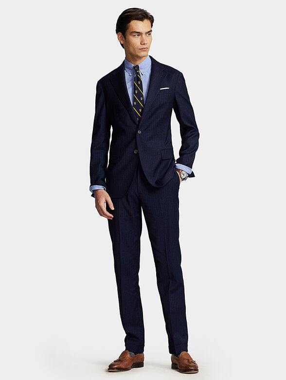 Wool jacket with striped pattern - 2