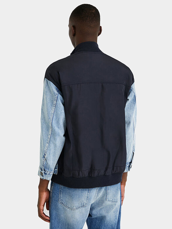 RENE jacket with denim elements - 4