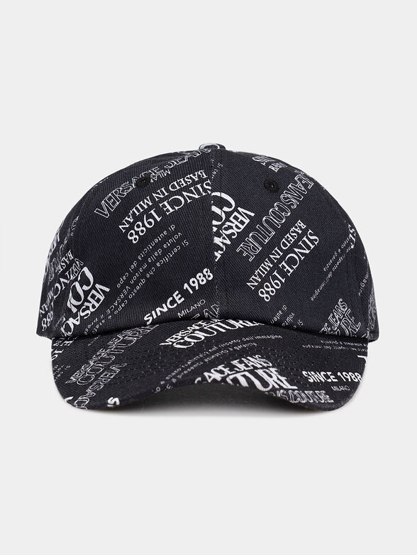 Hat with logo print - 1