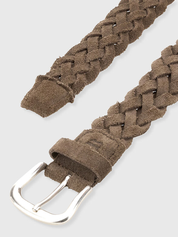 Woven suede belt - 2