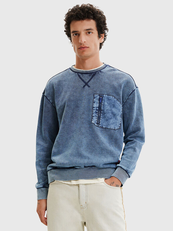 ALYSUM sweatshirt with accent pocket - 1