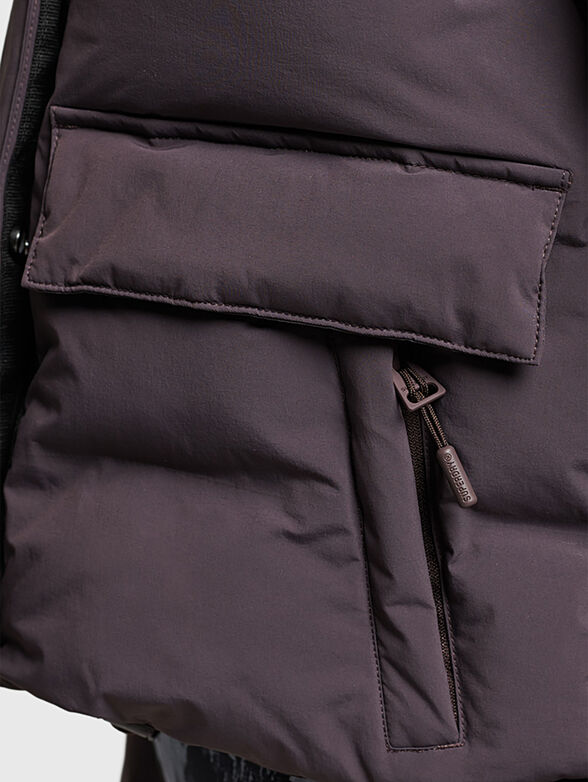 TRAIN BOXY padded jacket with hood - 4