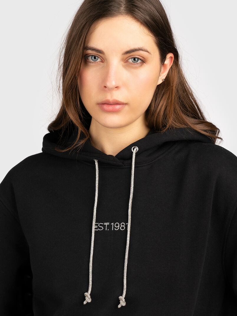 SHINY CORD sweatshirt with logo - 3