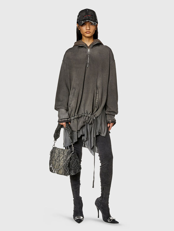 CHARM-D denim bag with quilted effect - 2