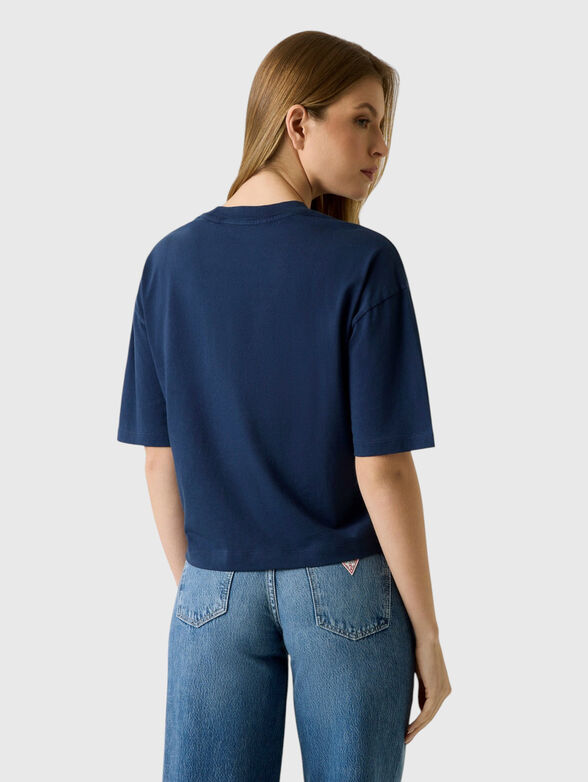 Cotton T-shirt with a print  - 3