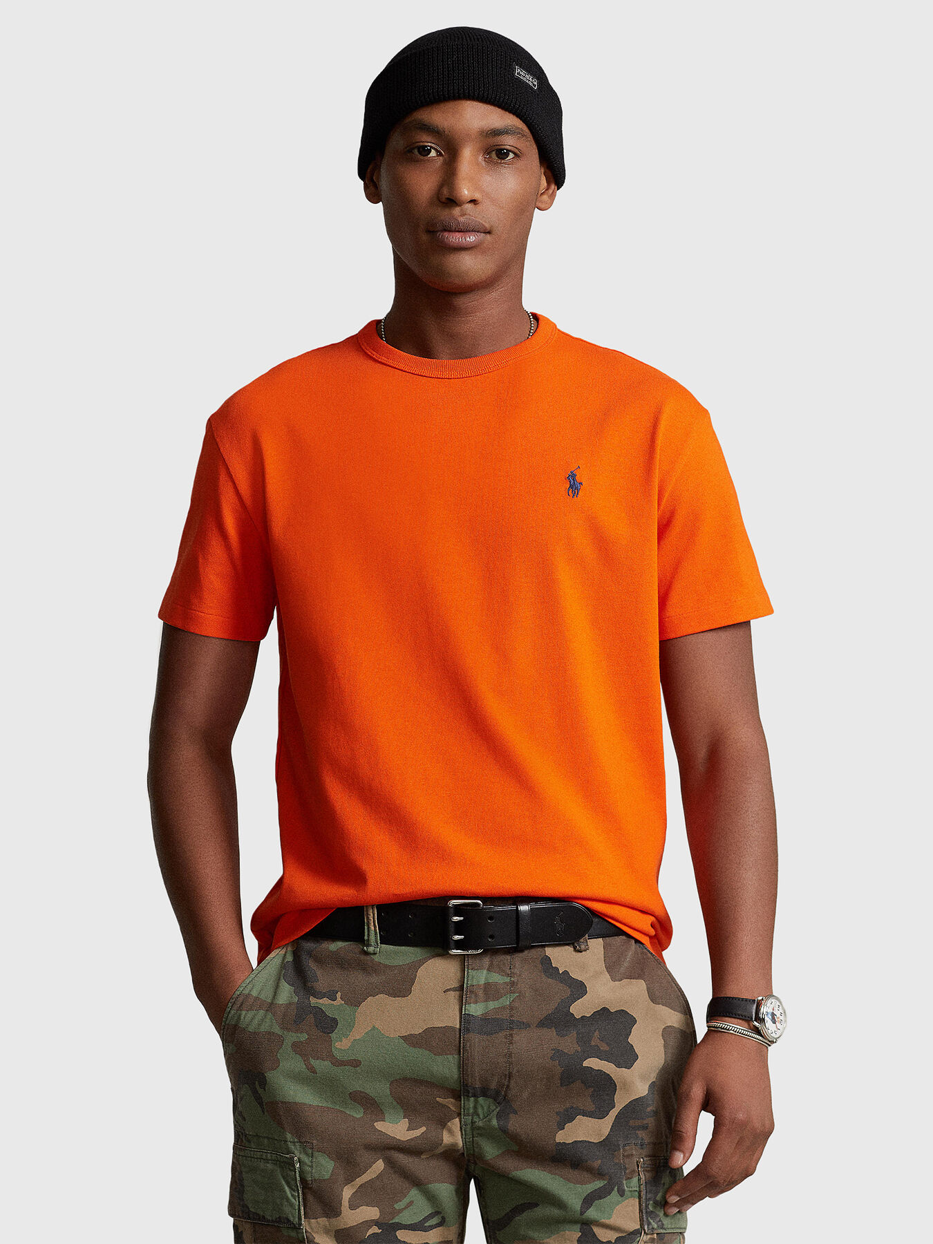 Orange ralph lauren t shirt cheap