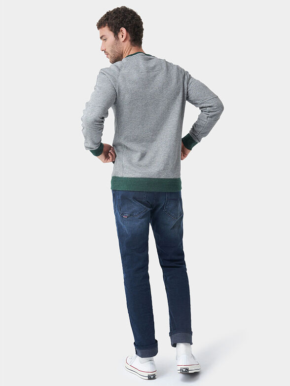 Grey branded sweater - 3