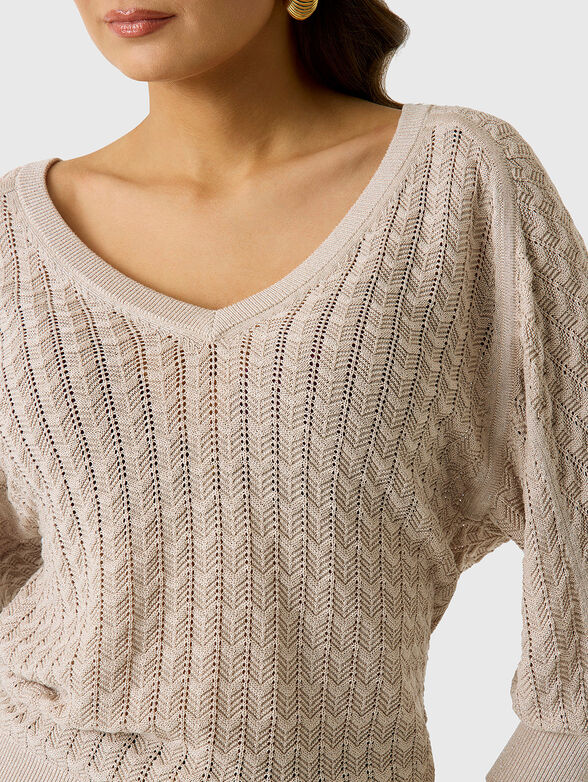 V-neck sweater - 4