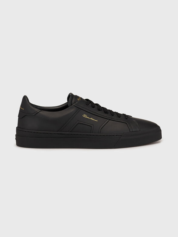 DBS3 black sports shoes with logo detail - 0