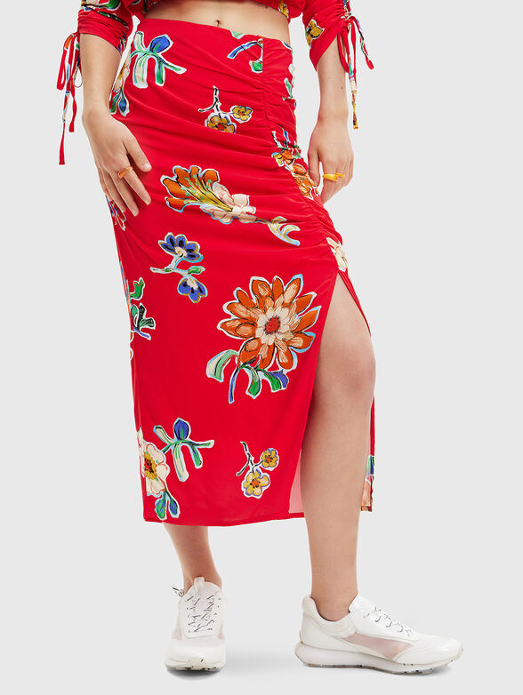 Redi midi skirt with floral print - 1