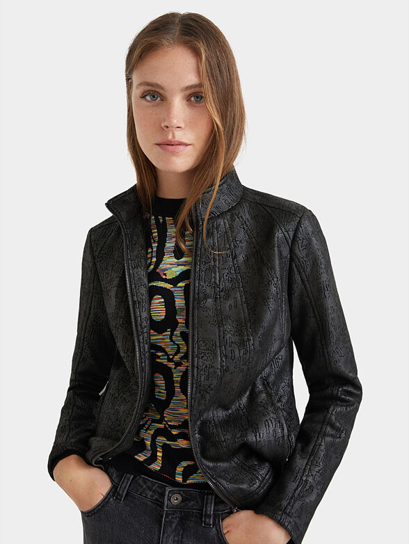 Slim high neck jacket COMARUGA - 1