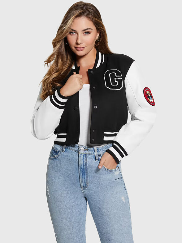 BEAR VARSITY bomber jacket - 1