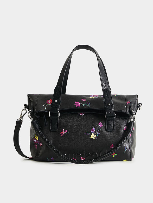 Handbag with floral pattern - 1
