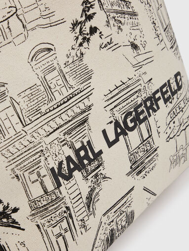 KARL LAGERFELD X JORGE PARRA shopper bag - 4