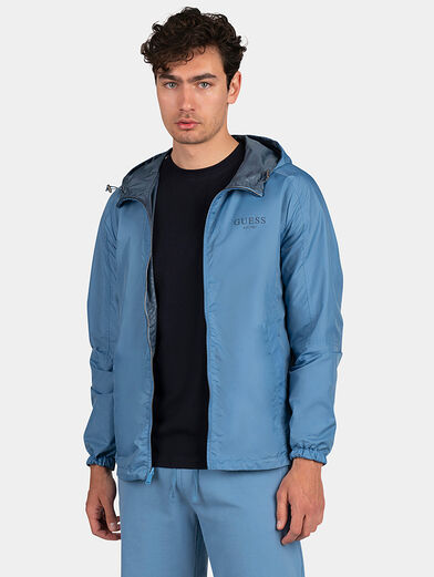Reversible jacket with logo print - 2