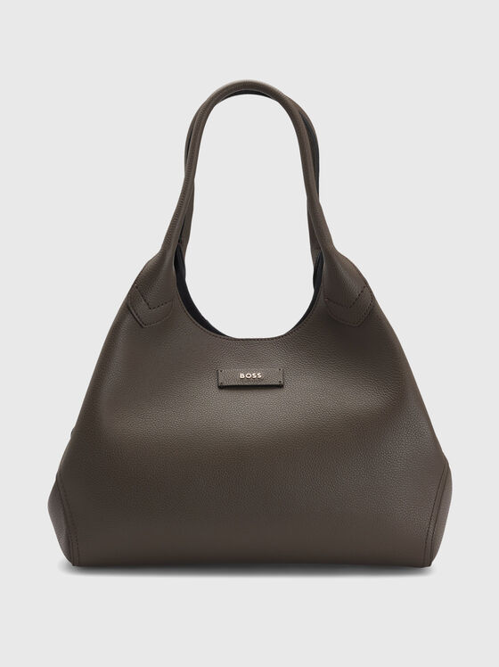 LENAH leather bag with logo - 1