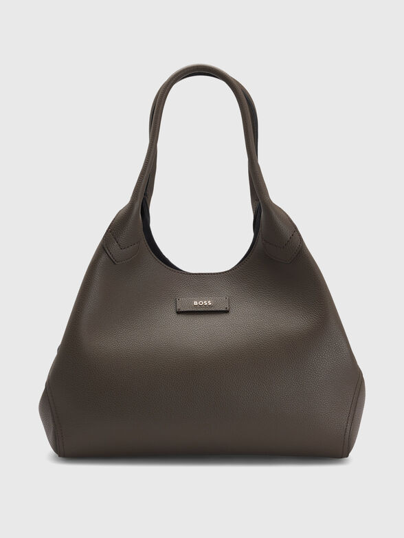 LENAH leather bag with logo - 1