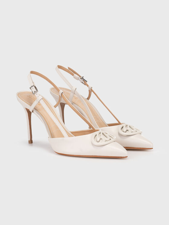 Nappa leather pumps with detail - 2