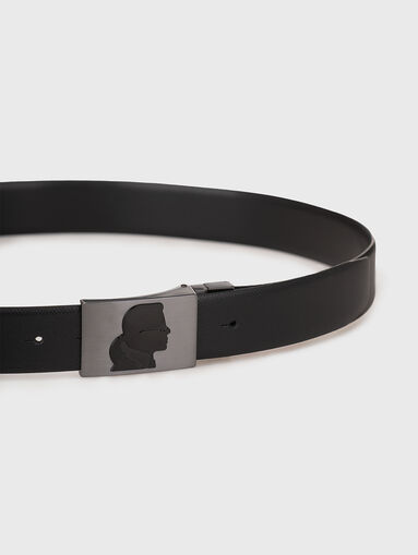 Reversible leather belt  - 4