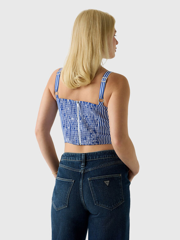 Striped blue top - 3
