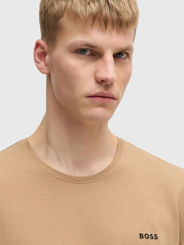 Cotton T-shirt with logo detail - 4