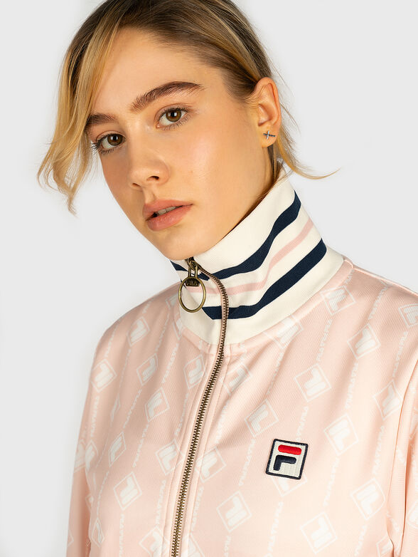 HAMO Sweatshirt with contrasting monogram print - 2