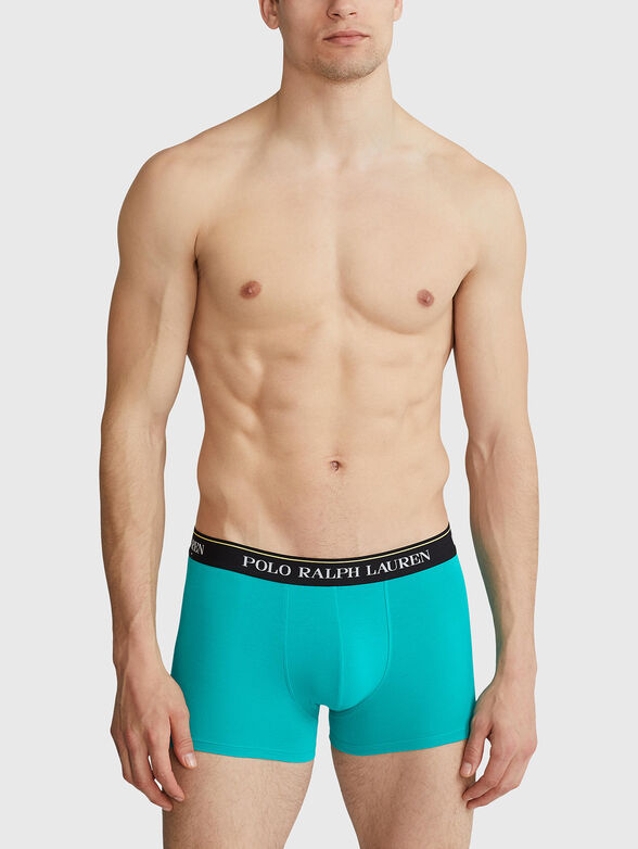 Set of three pairs of coloured trunks - 5